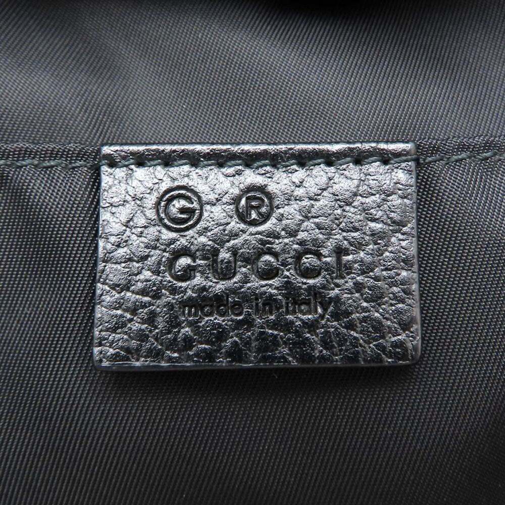 GUCCI Authentic Black Leather Backpack - Picture 7 of 16